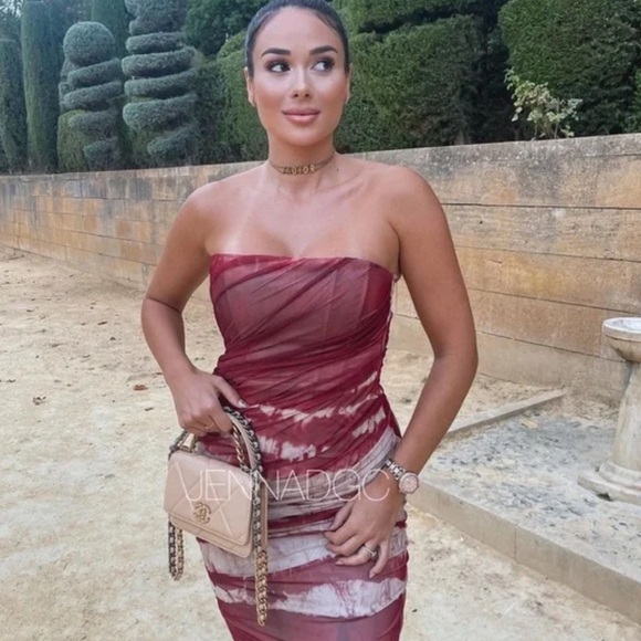 Zara Premium Midi Tulle Dres - Picture 8 of 16